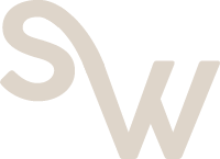 Monogram logo featuring the letters “S” and “W” joined by a gentle curve, representing the Same Wellness brand.