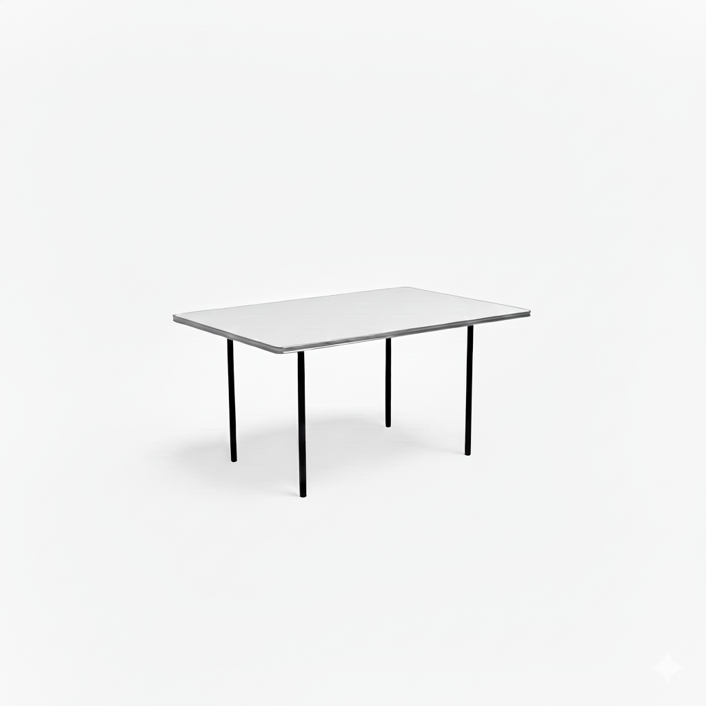 Mesa Cuadrada Fibra de Vidrio