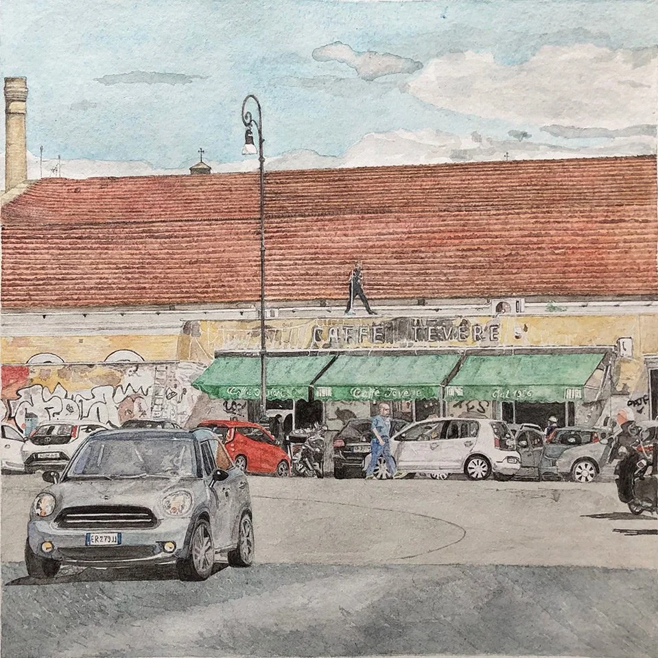 Caffè Tevere, 2019 – 25 x 25 cm