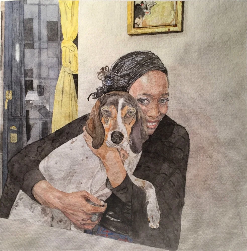 Awa & Cassia, 2016  30 x 30 cm