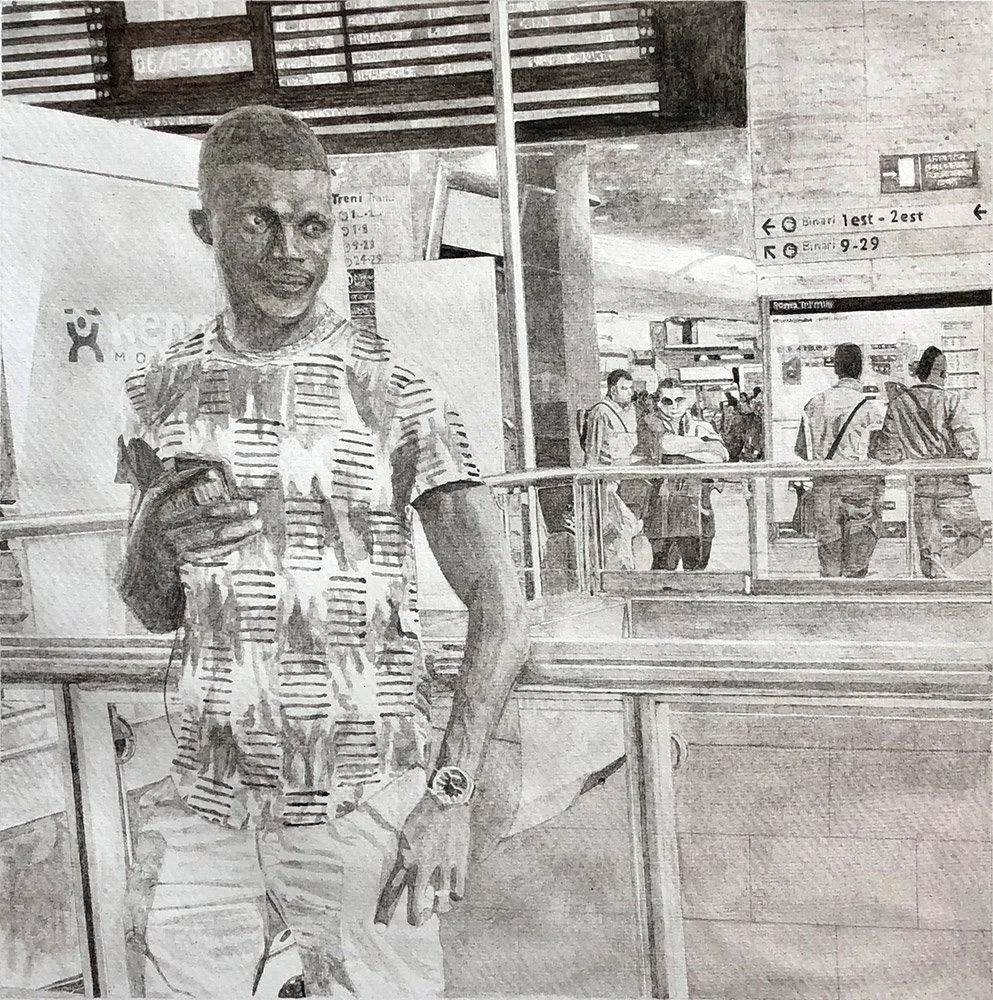 Roma Termini B, 2019 – 30 x 30 cm