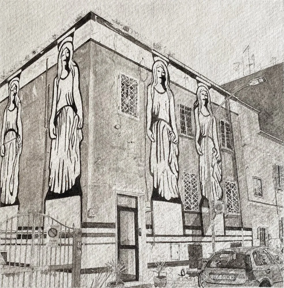 Tor Partenone, 2022 – 20 x 20 cm