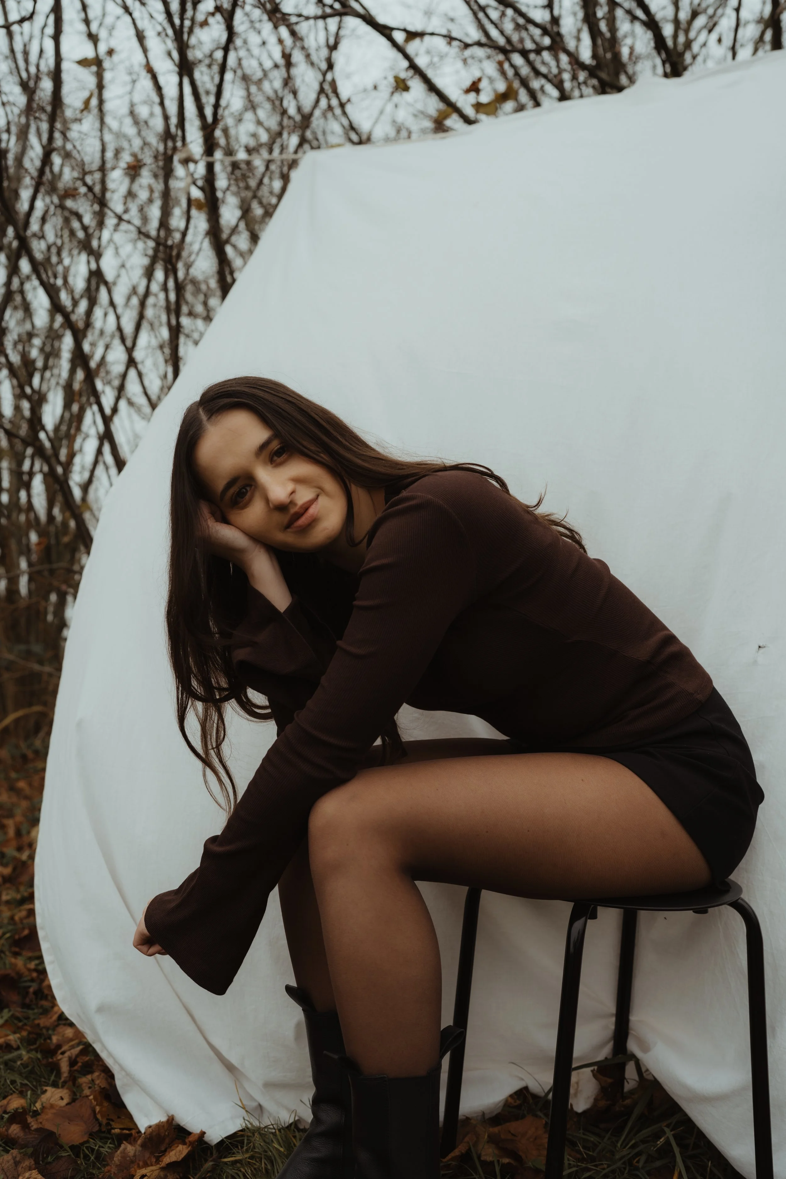 Kreatives Portrait einer Frau in Köln