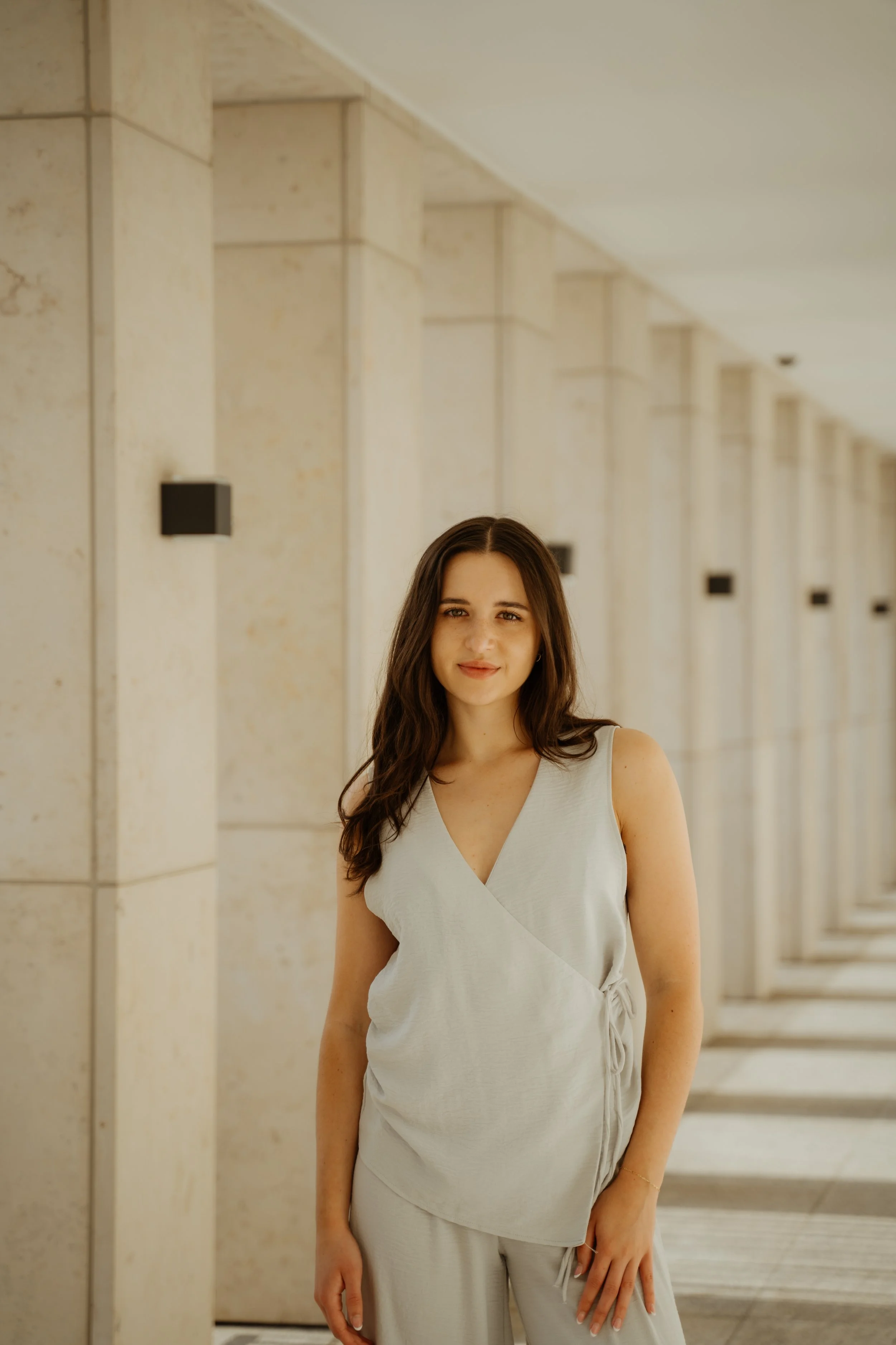 Available Light Portrait einer Frau in Köln