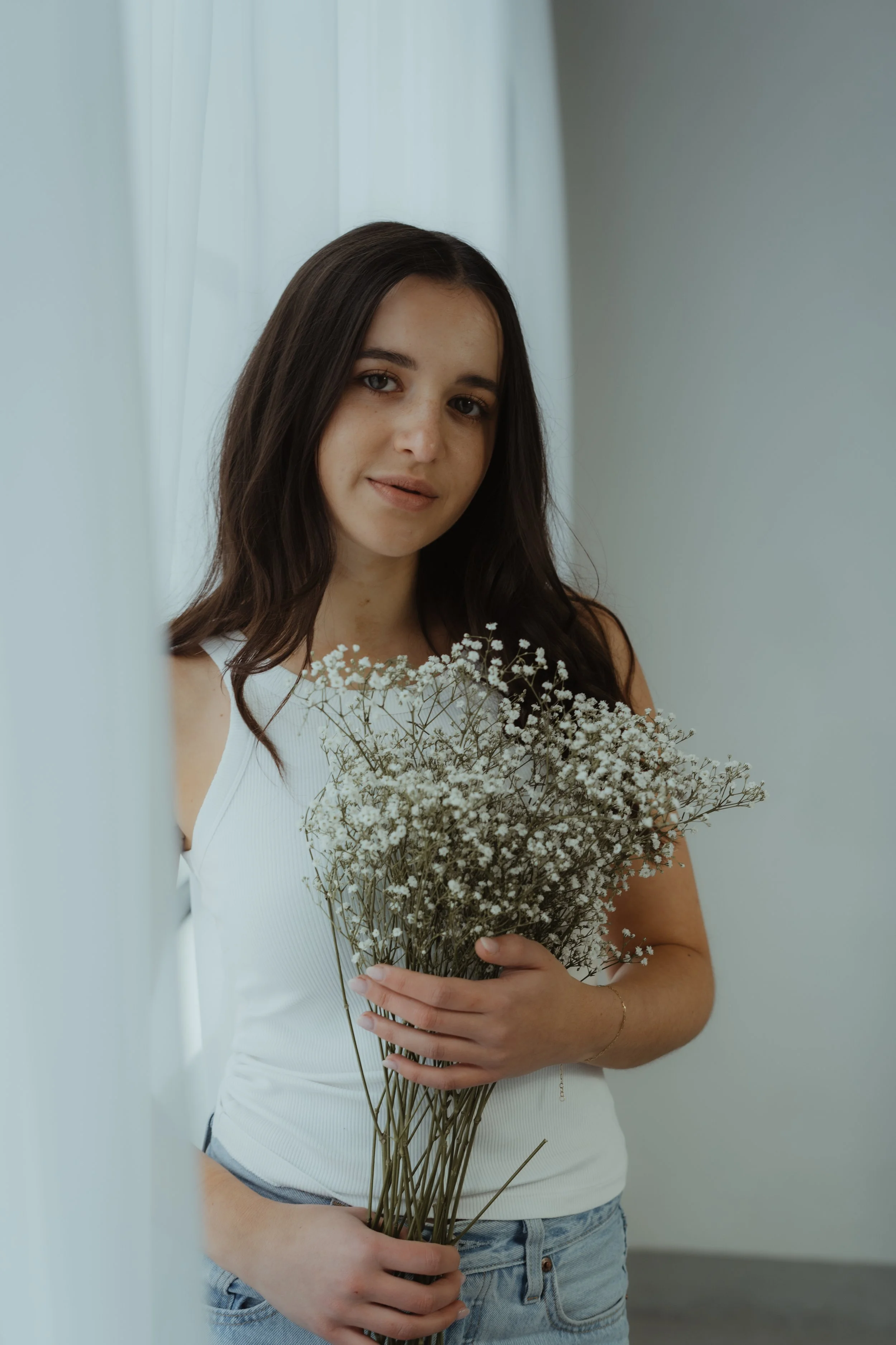 Natürliches Portrait einer Frau in Köln