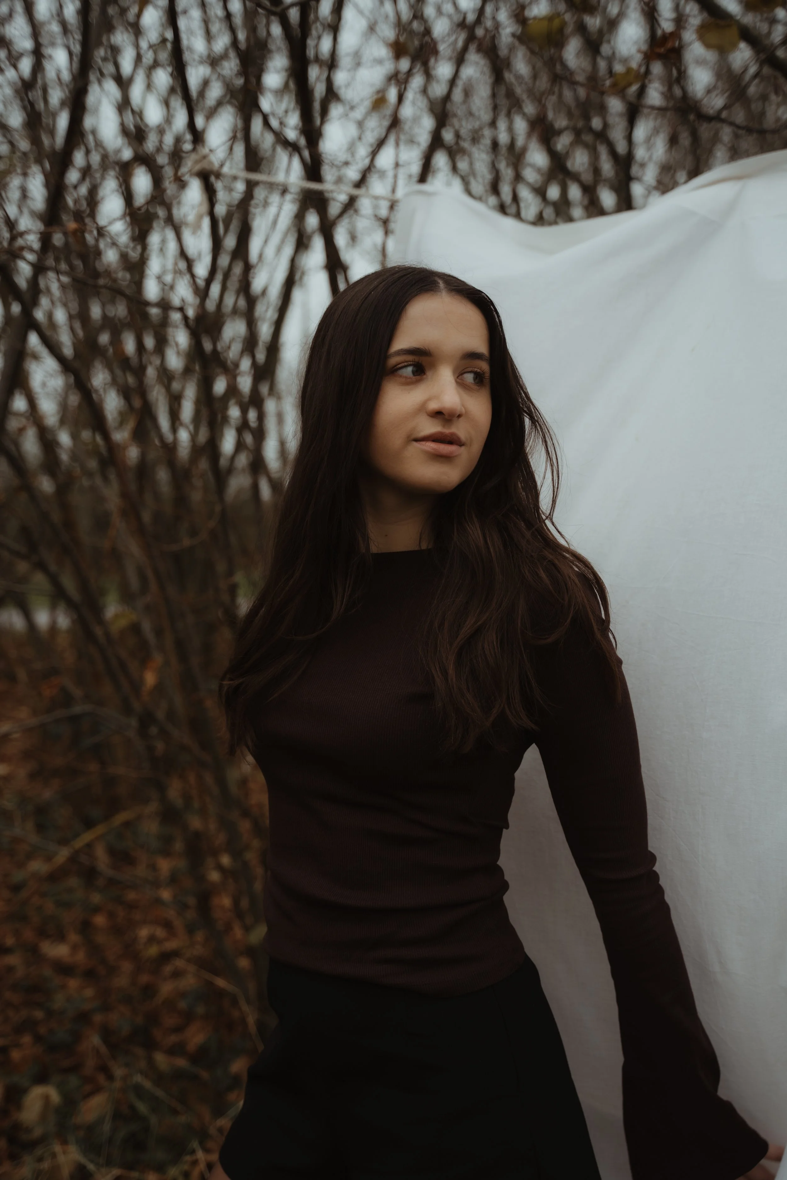 Kreatives Portrait einer Frau in Köln