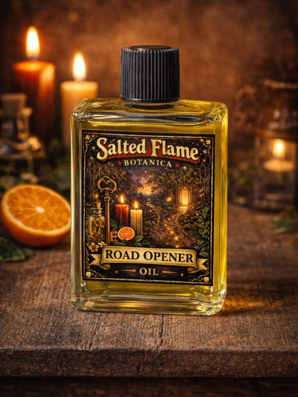 Road Opener oil isn&rsquo;t just for dressing altar tools &mdash; you can also dress yellow candles to help clear the way for success and opportunity.

Yellow candles are traditionally worked for:
✨ success
✨ clarity
✨ confidence
✨ new opportunities
