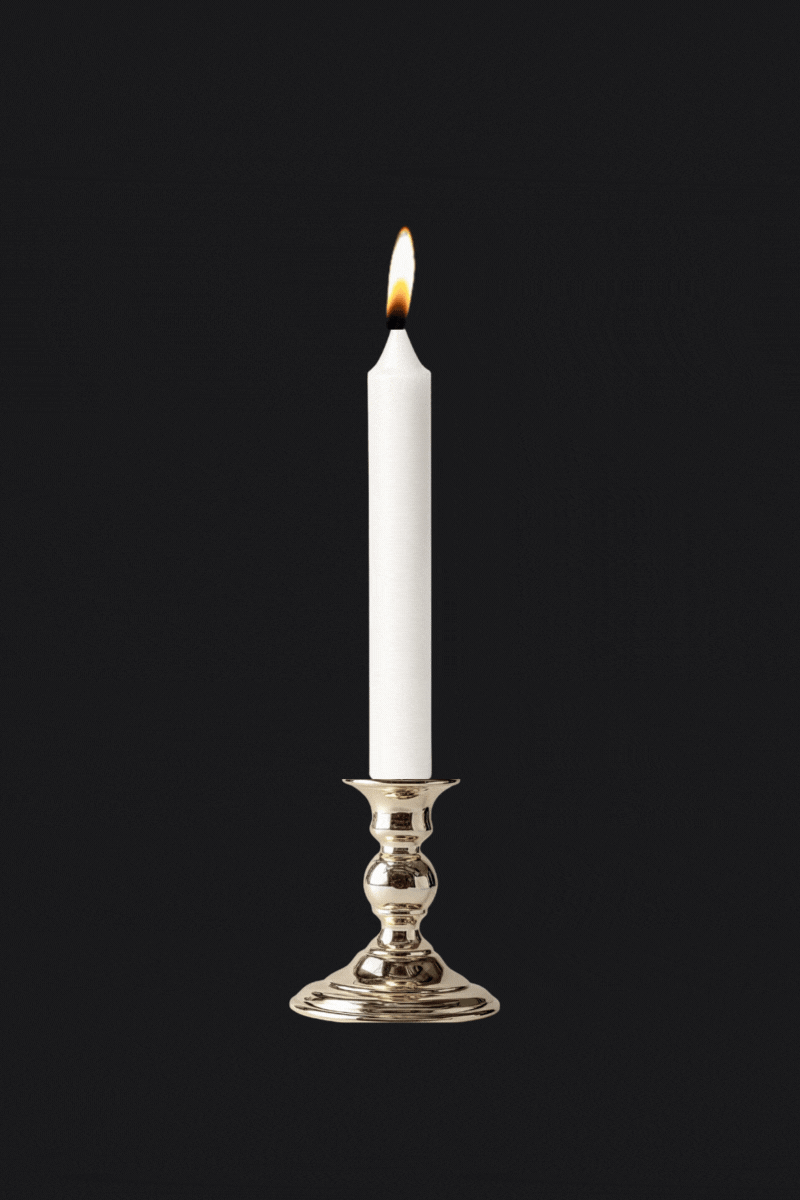 White Blessing Candle 

This candle burns continuously for all my site visitors. 