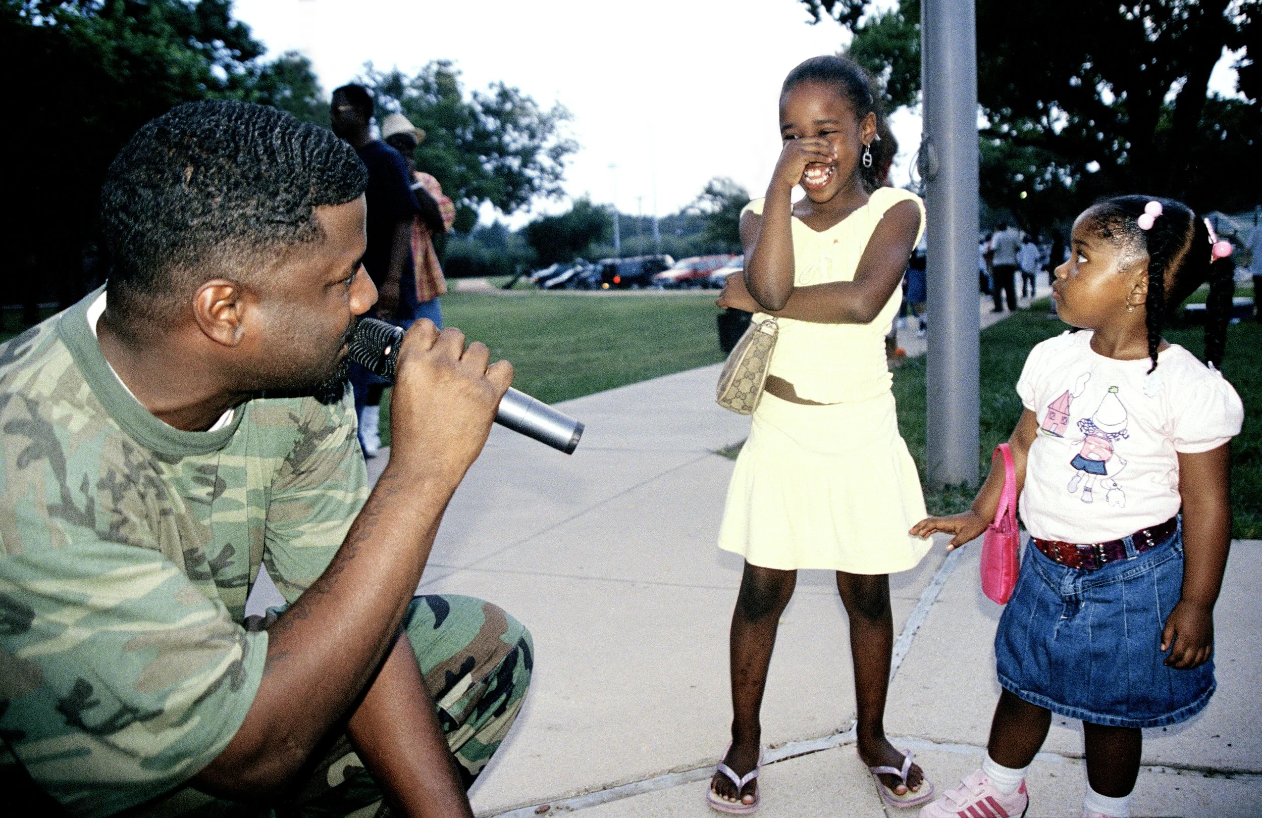 KB of Street Military with Local Kids