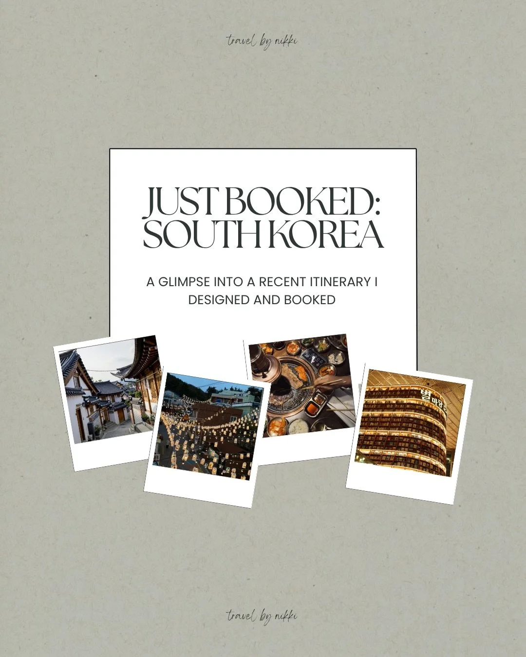 I recently had the pleasure of helping two of my clients plan a very special ancestry trip to South Korea 🇰🇷✨

This trip is much more than just a vacation &mdash; it&rsquo;s a chance to reconnect with their roots, experience the culture in a meanin