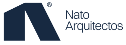 Nato Arquitectos logo with a large stylized 'N' and the company name next to it.
