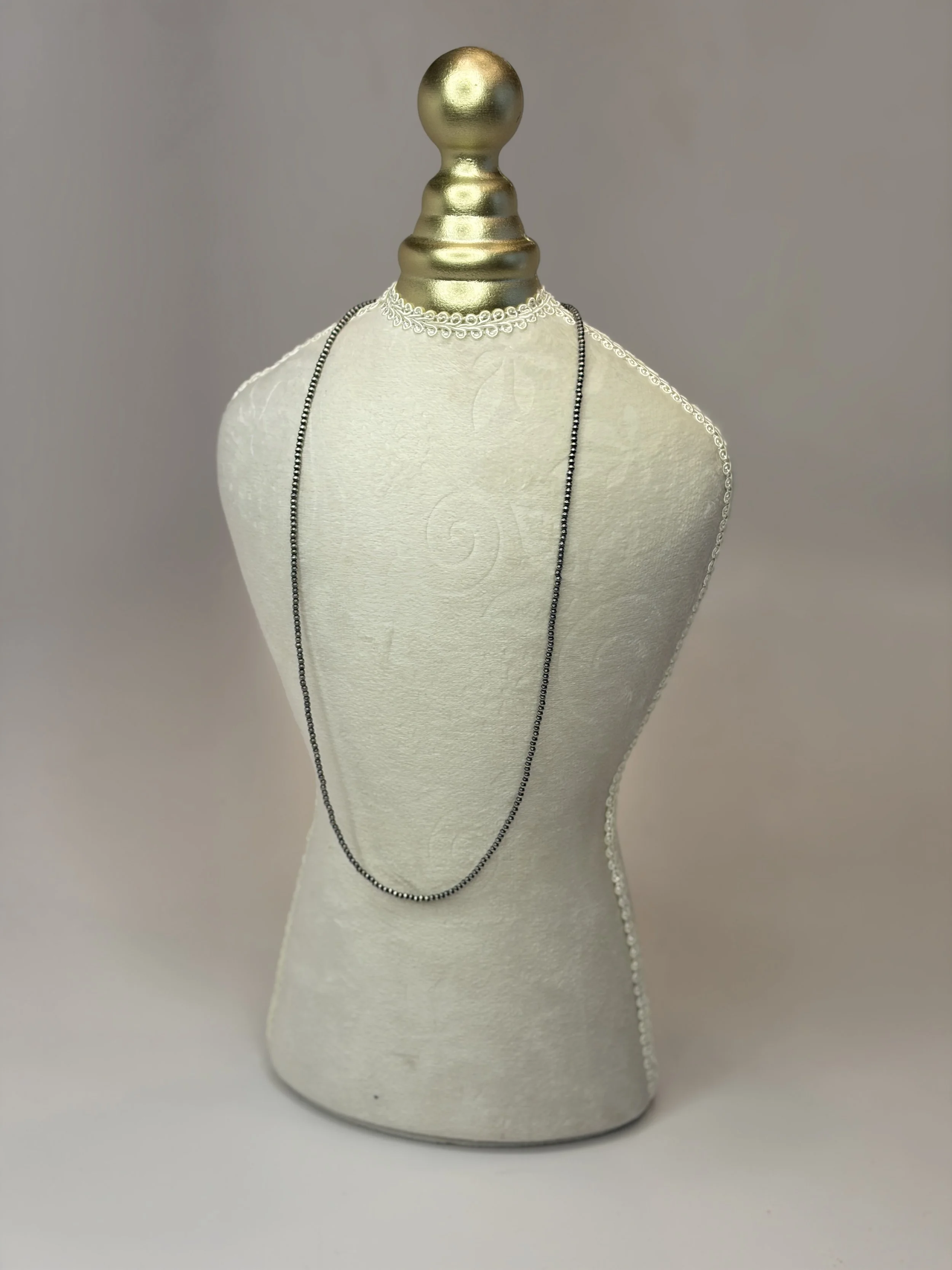 Sterling Silver 20" 2mm Bead Necklace