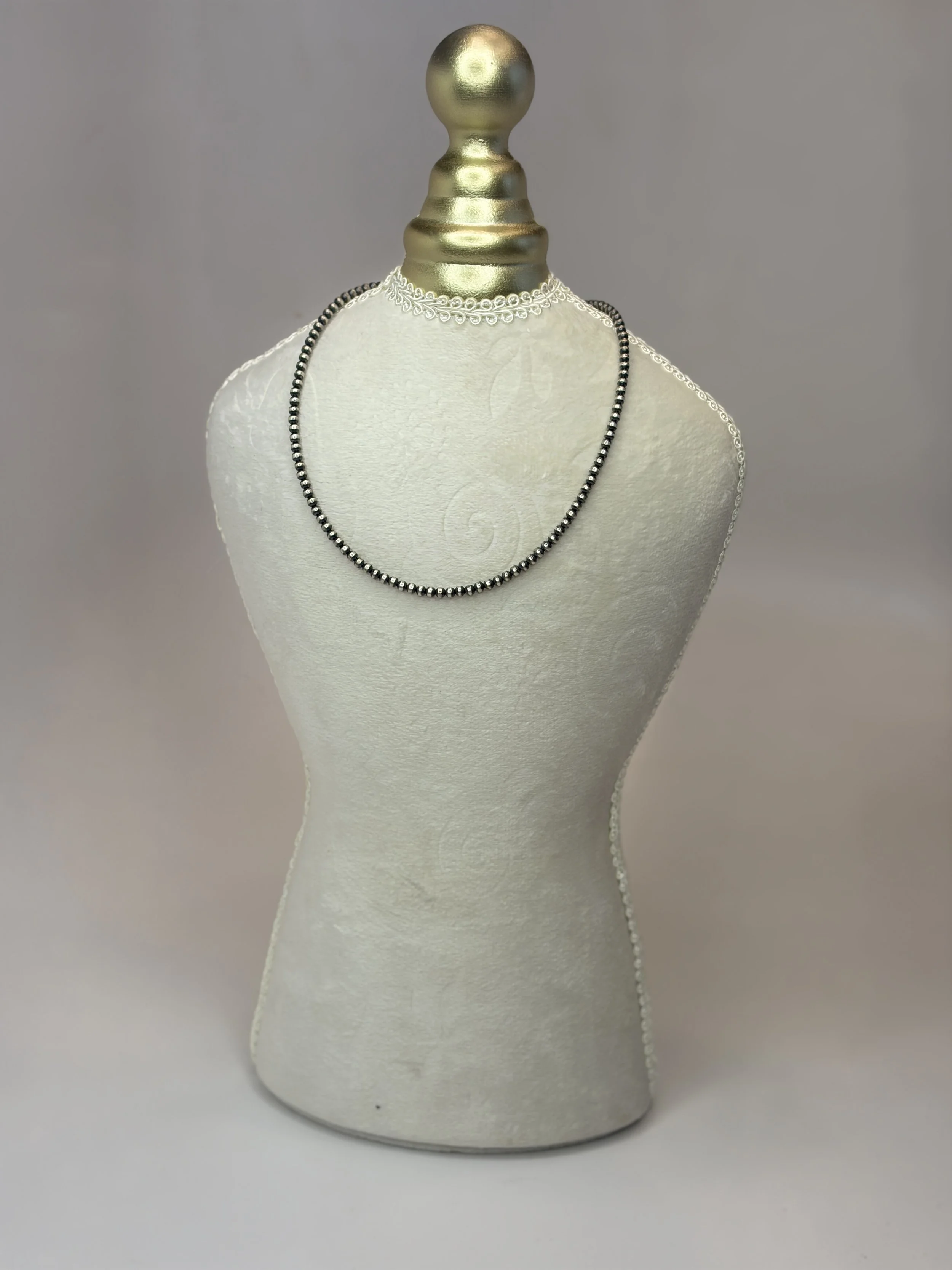 Sterling Silver 14" 3mm Beads