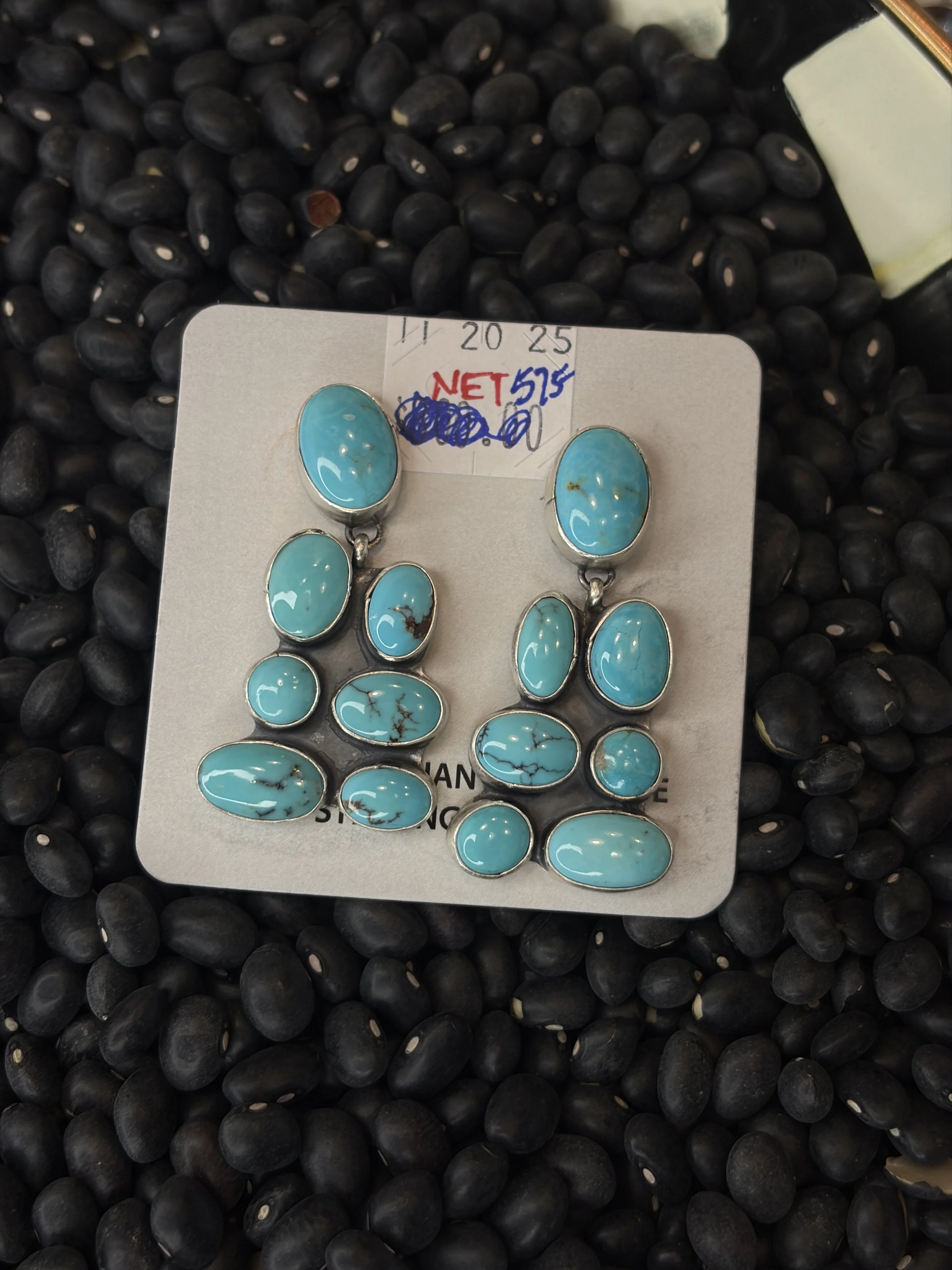 Navajo Turquoise & Sterling Earrings