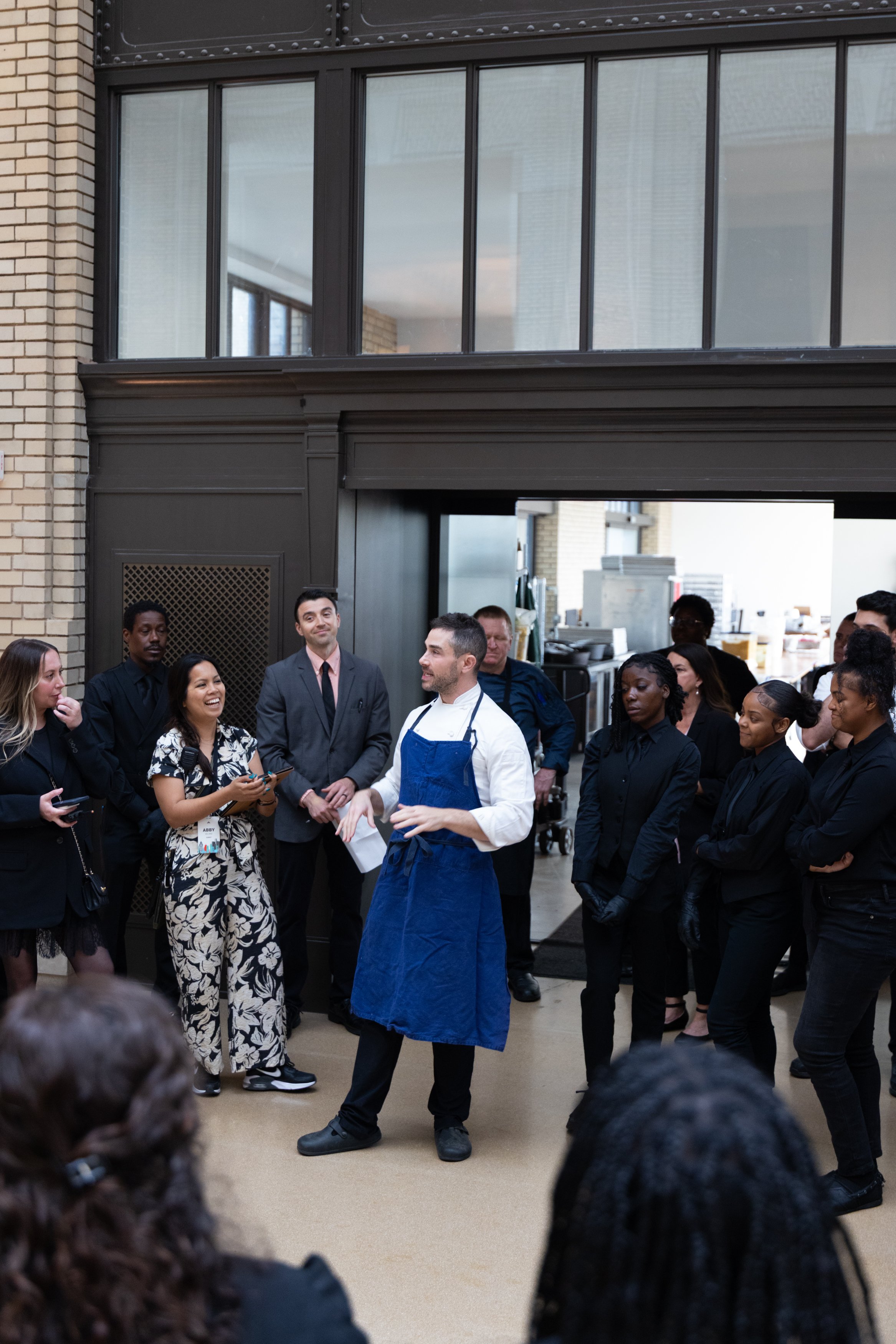 Michigan Central Station, with Cutting Edge Cuisine 
