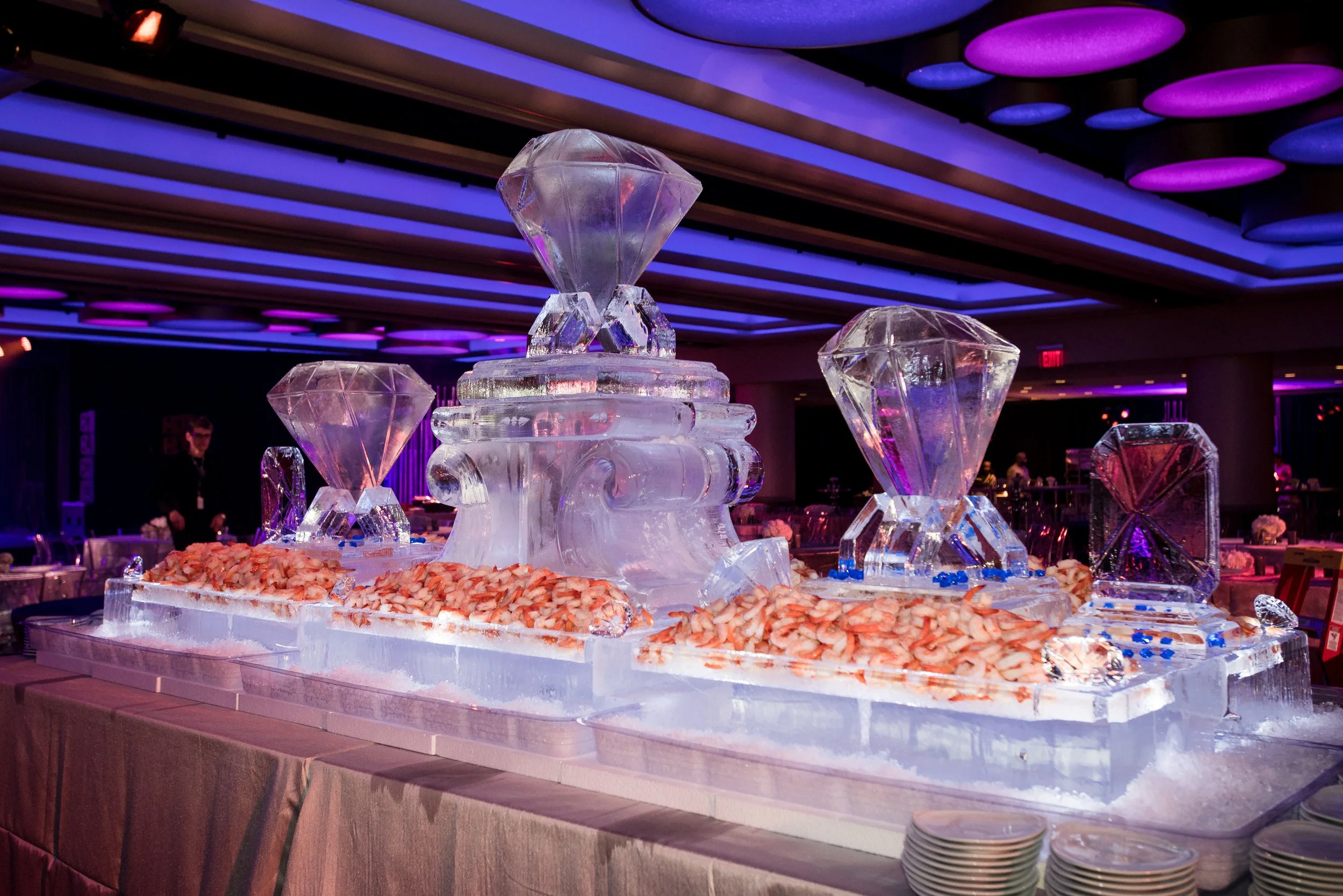 Grammy-60_2018-New York-Ice Sculpture-Diamond-Shrimp-Cocktail.jpg