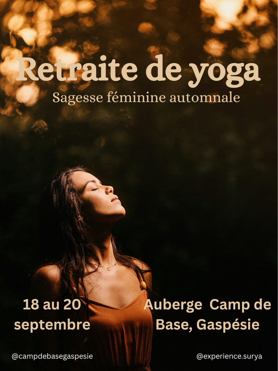 Retraite sagesse féminine automnale