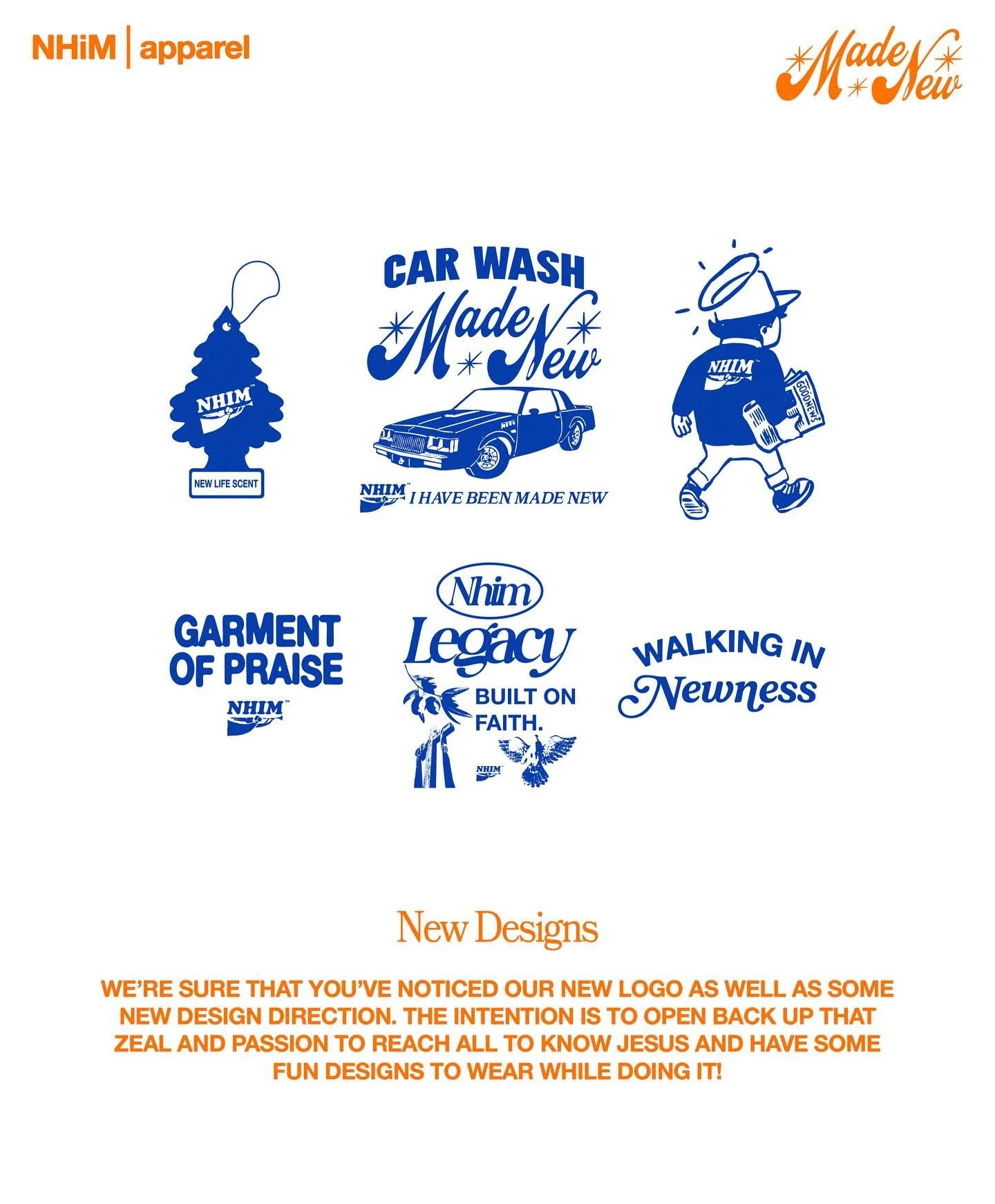 Design: RJV
Brand: NHIM Apparel (Merchandise/Promo)