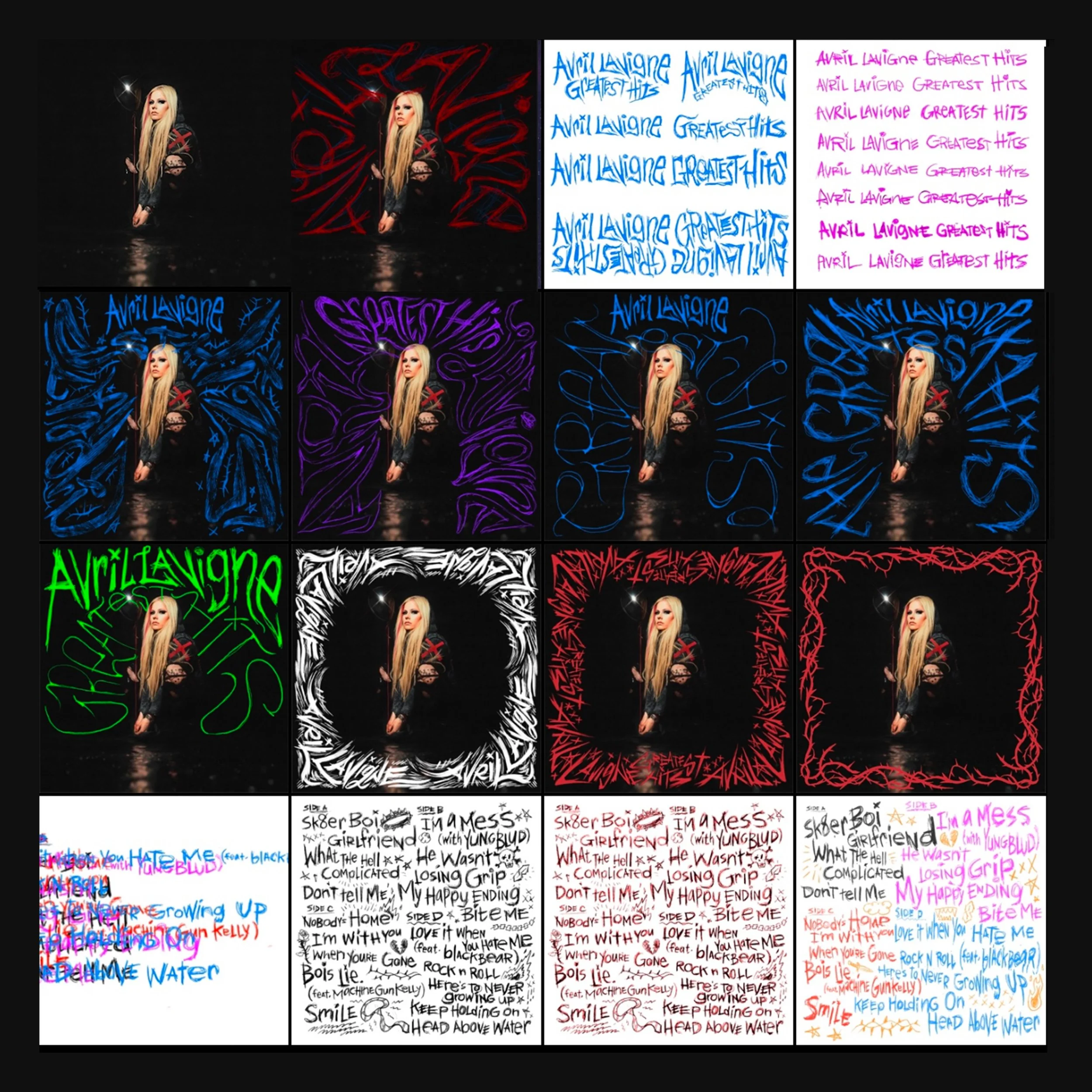 Design: RJV
Artist/Album: Avril Lavigne/ Greatest Hits (Concept/Unpublished)