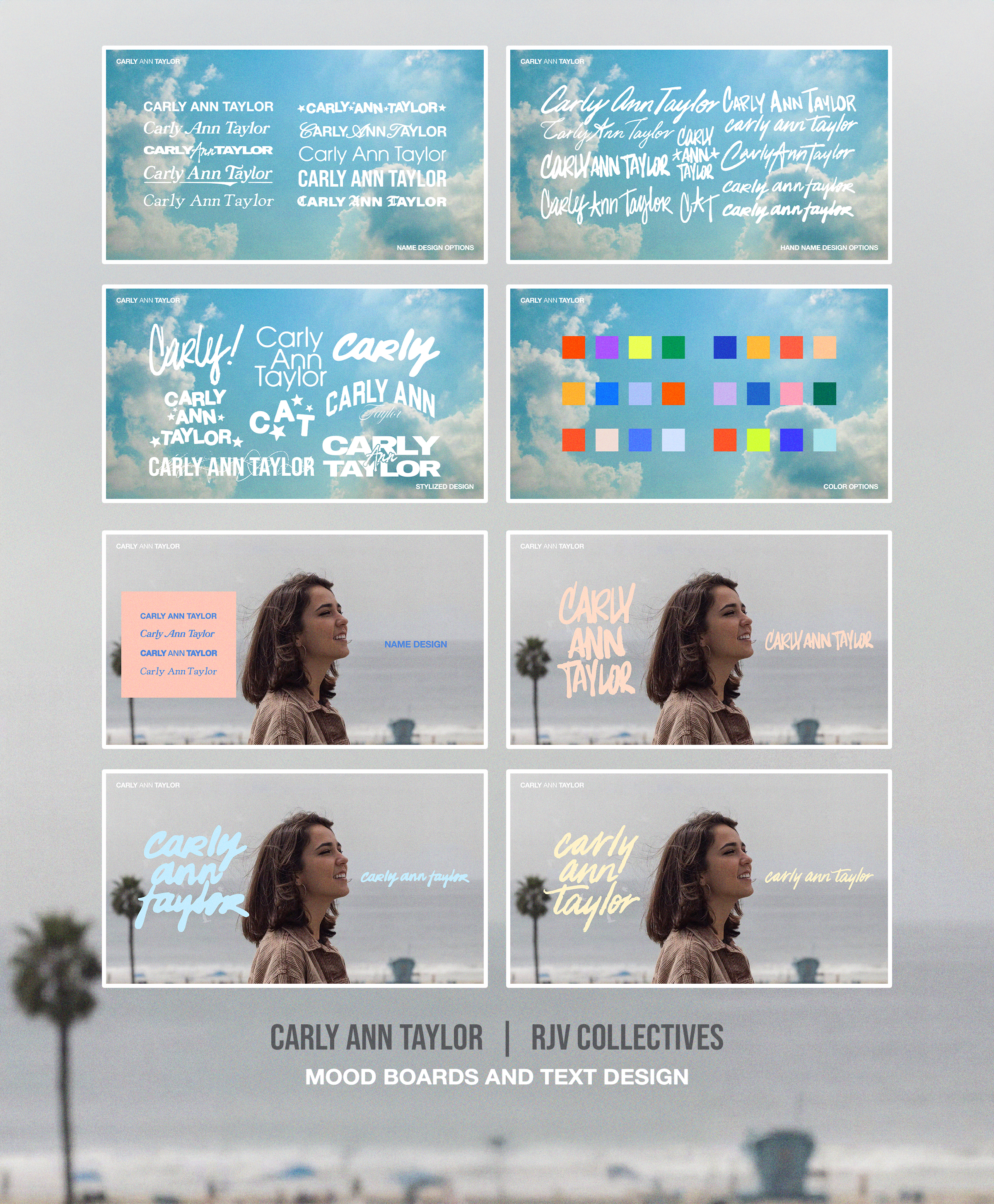 Design: RJV
Brand: Carly Ann Taylor (Branding/Album)