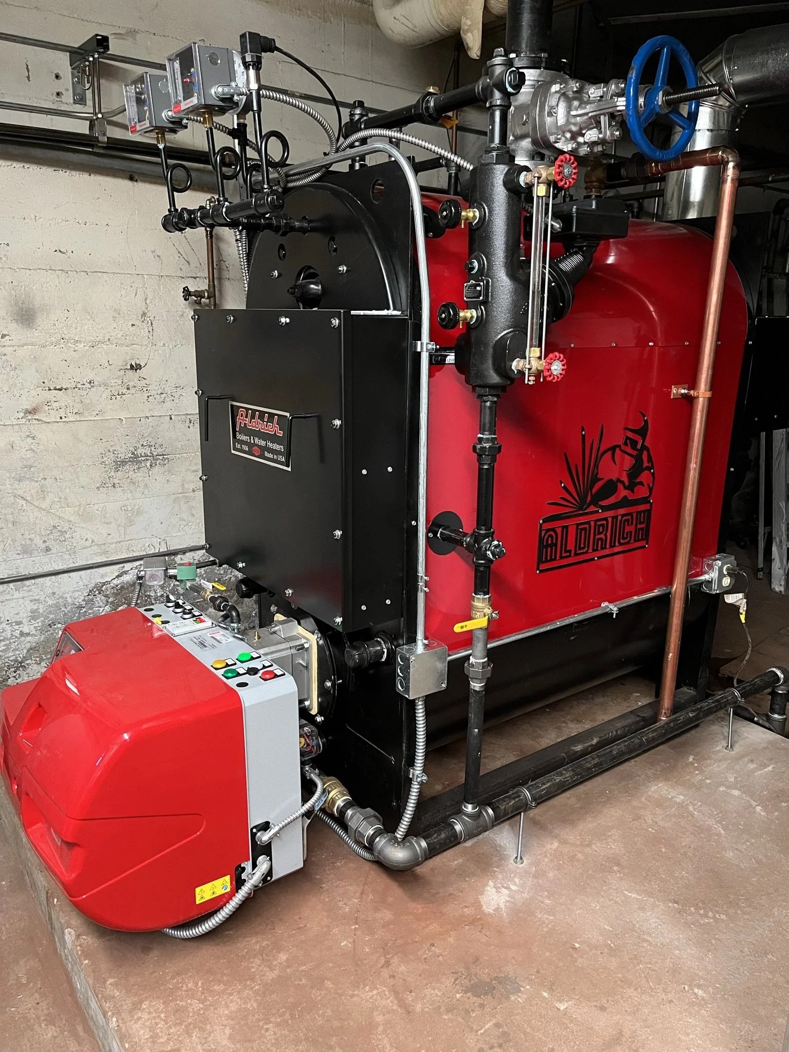 New boiler at St. Sahag