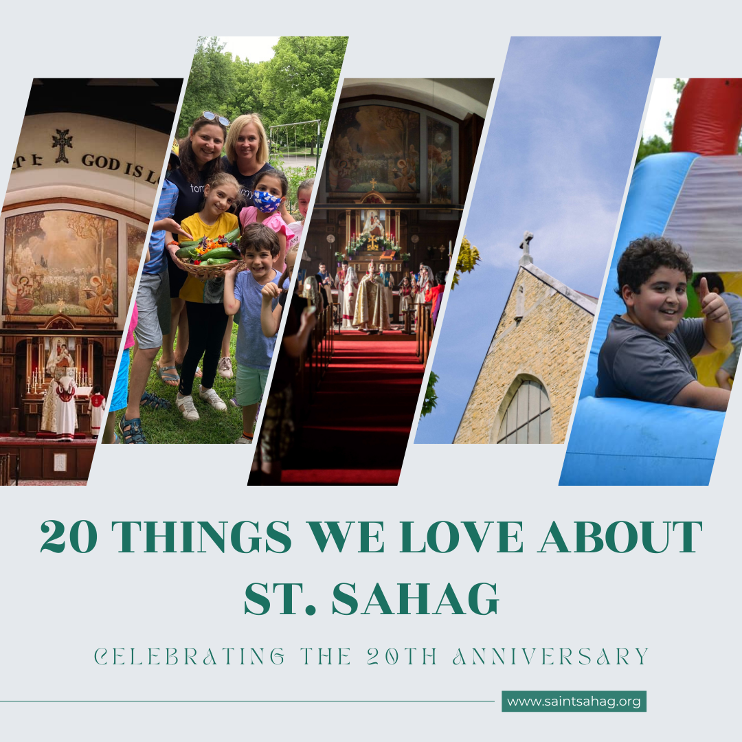 20 THINGS WE LOVE ABOUT SAINT SAHAG