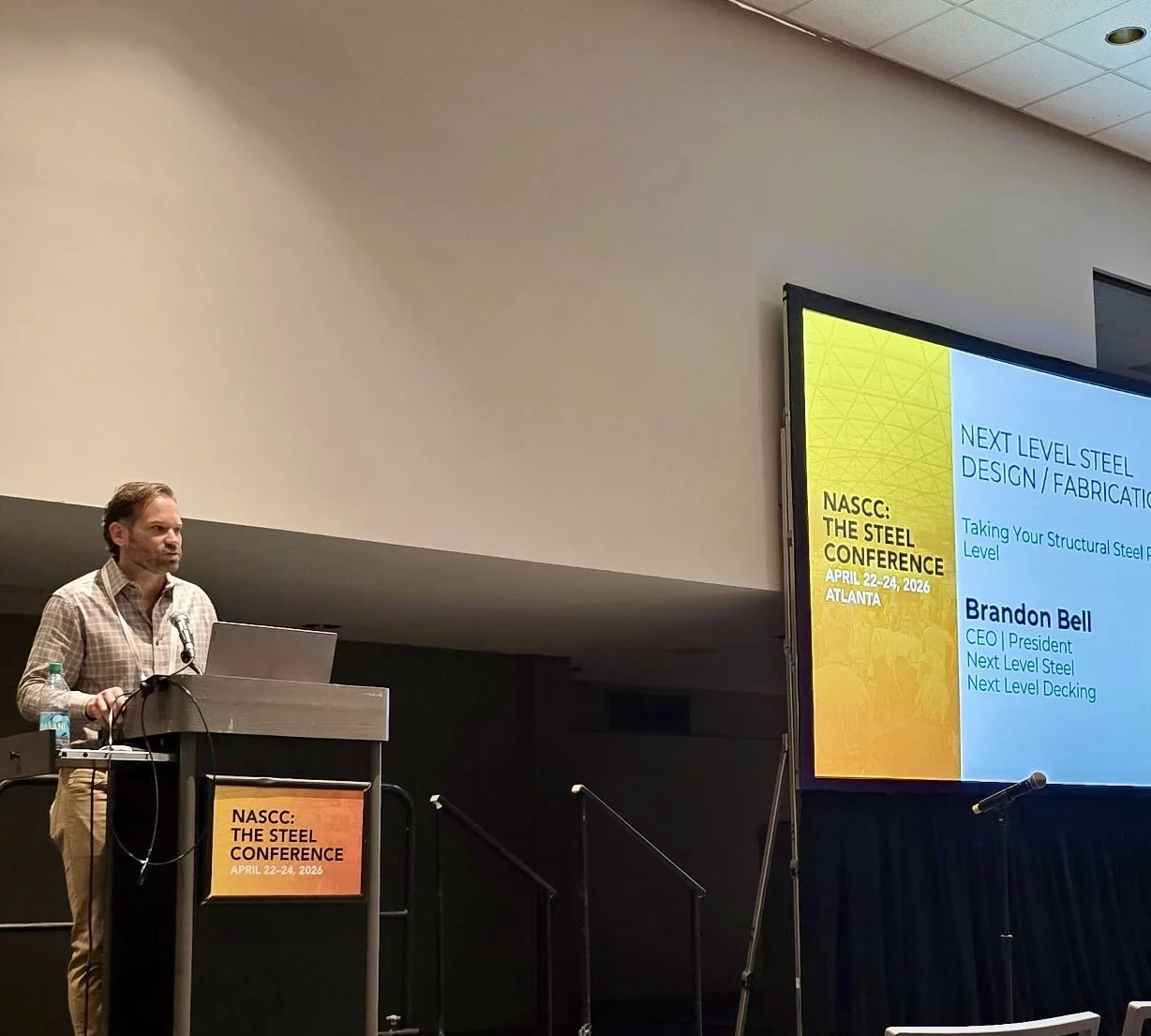 Beyond the Joist: Brandon Bell Takes Next Level Steel Innovation to the NASCC Stage in Atlanta