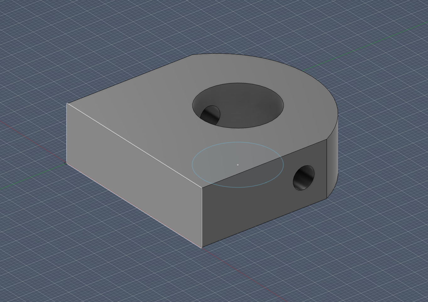 Excavator bucket live end piston mount