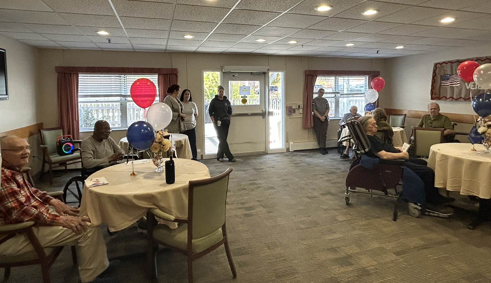 Veteran's Day Nursing Home Visit 2025