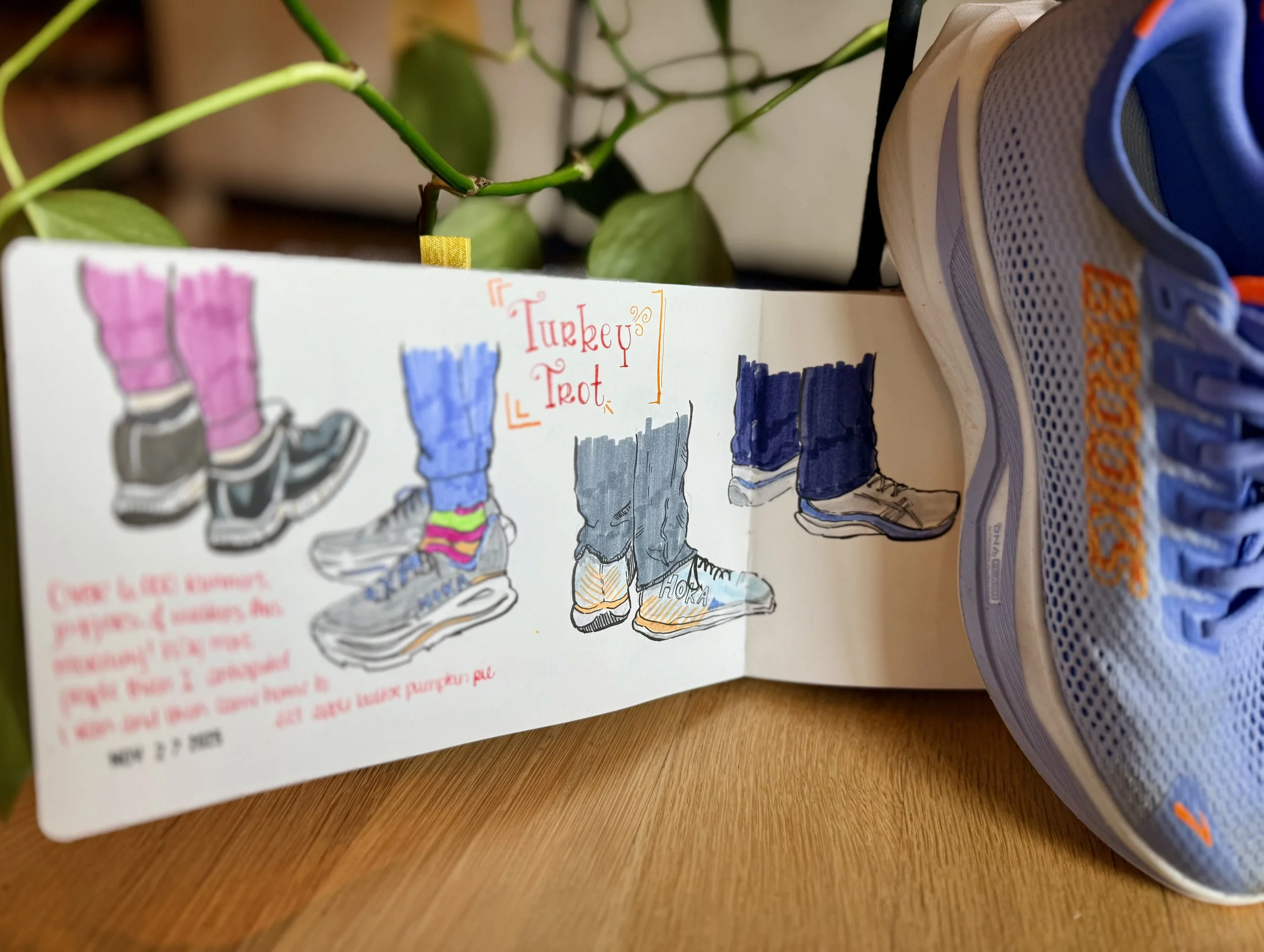 Why I Draw Ratty Old Running Shoes… and Why You Should Too