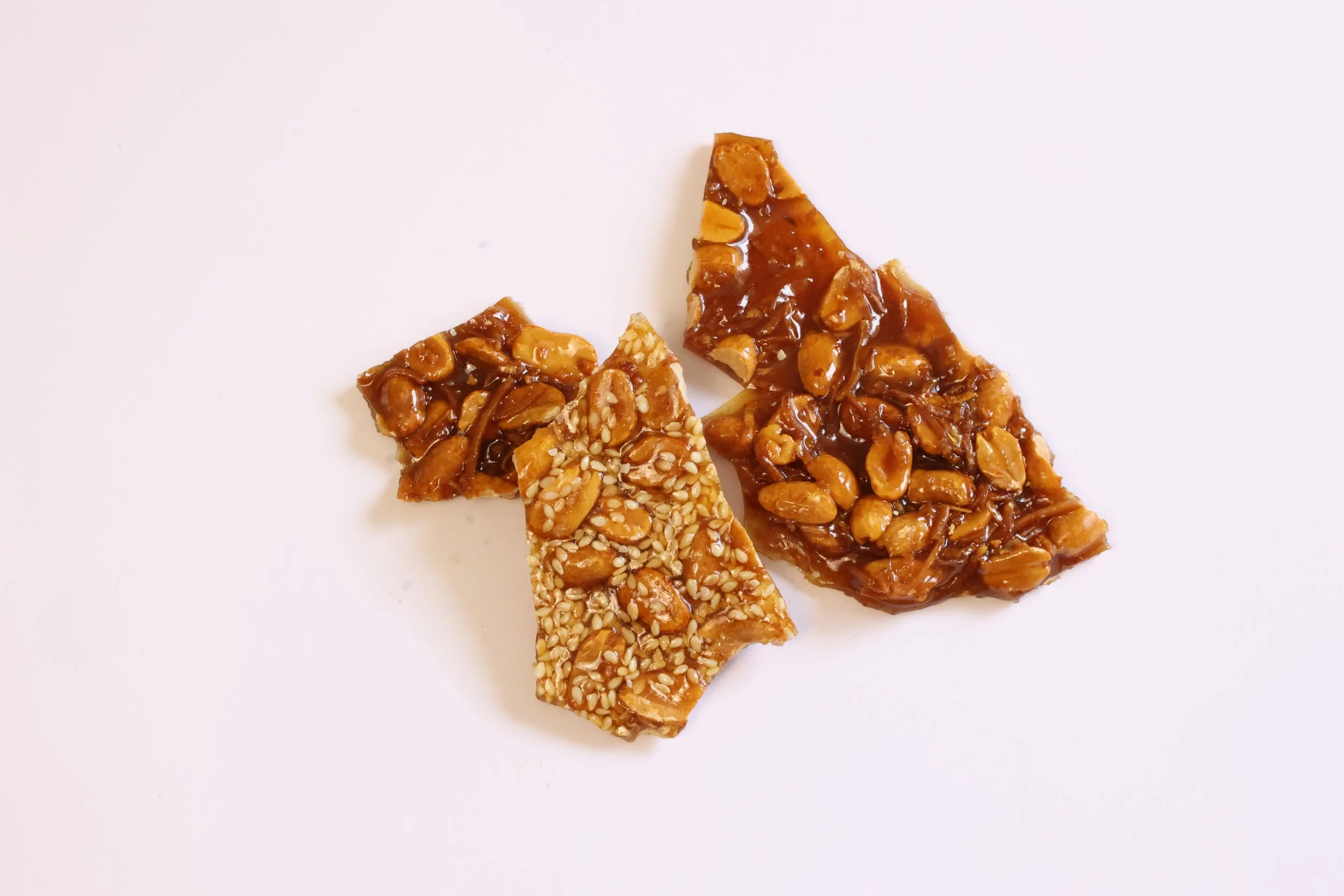 Mixed Brittle - Roasted Coconut, Sesame Seed & Salted Malt 150g