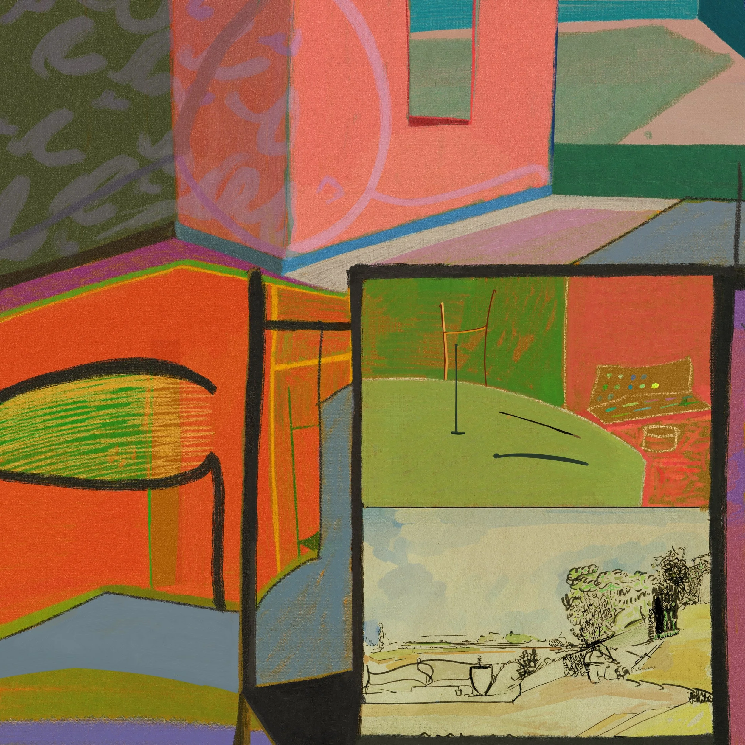 The painter´s studio