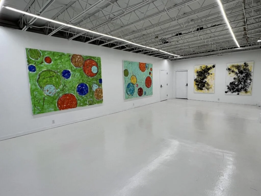Gallery 874 gallery space installed with artwork for an exhibition