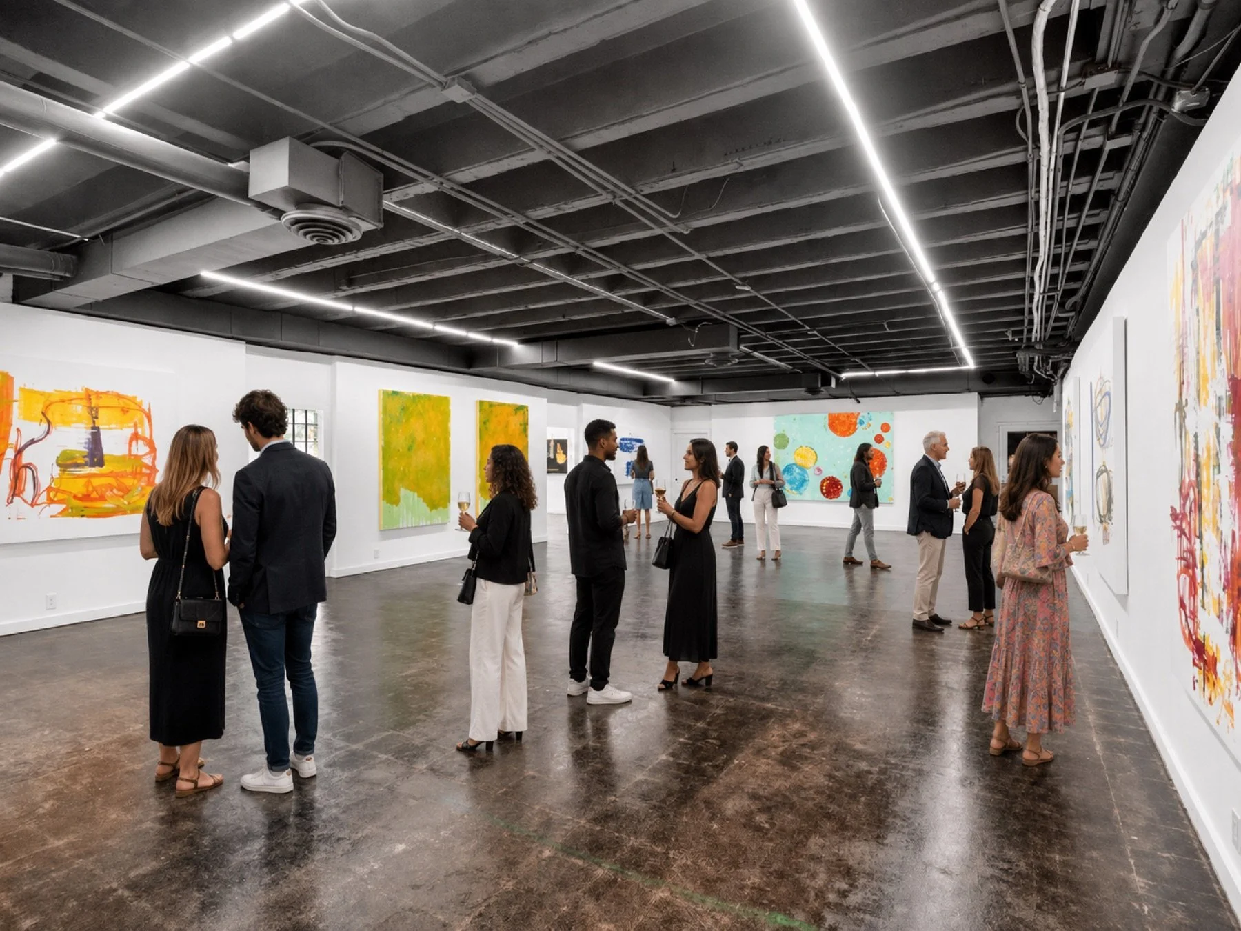 Installation view for The Architecture of Memory by Nabil Mousa at Sanctuary 4580