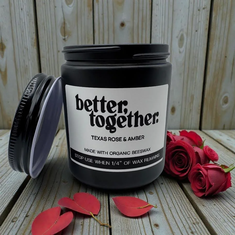 TexasRoseAmber - BWCandle.jpg