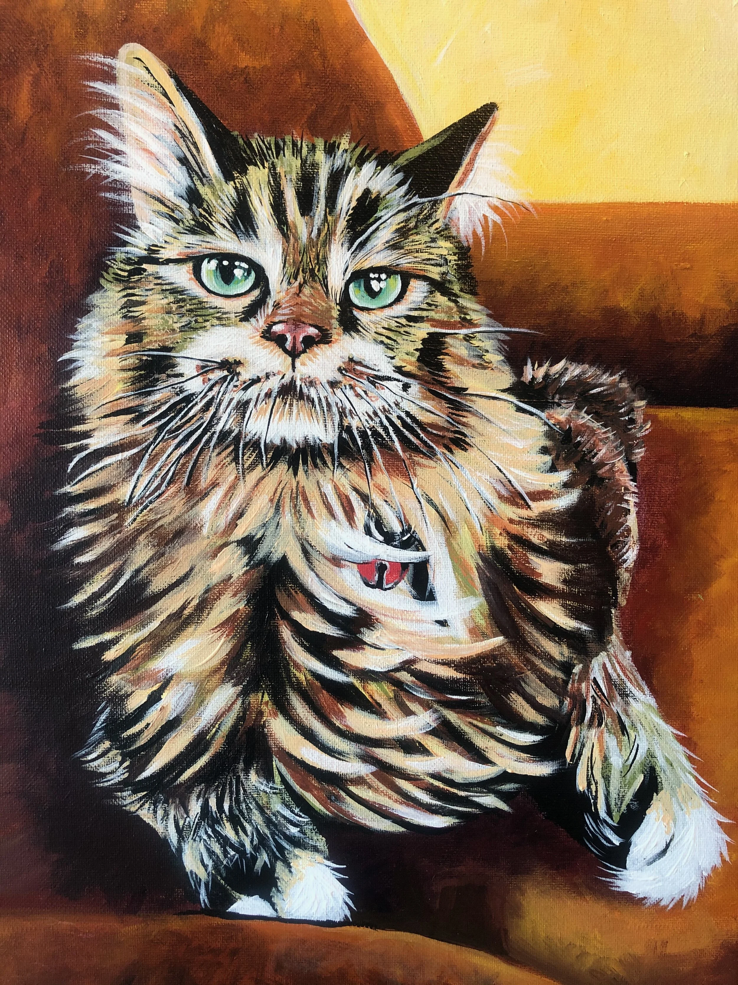 Snickerdoodle, 16x20", Acrylic on Canvas