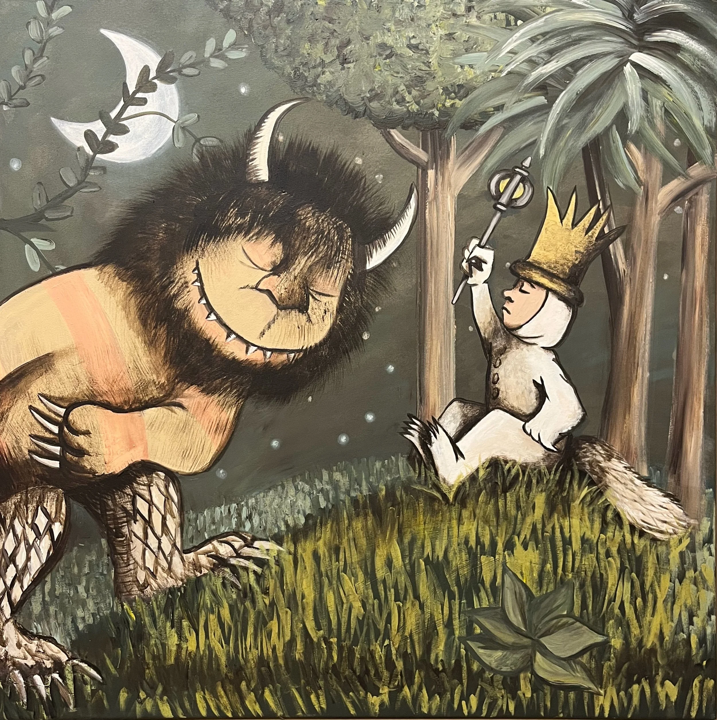 Wild Things, 60x60", Acrylic on Canvas
