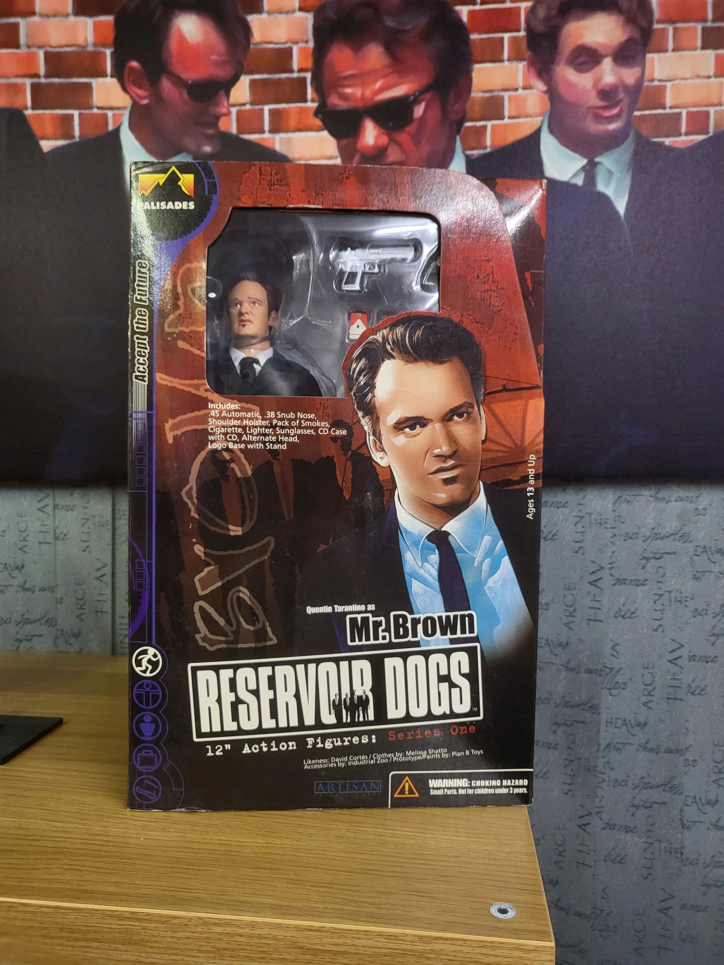 Reservoir Dogs 12" Mr Brown Figure Boxed