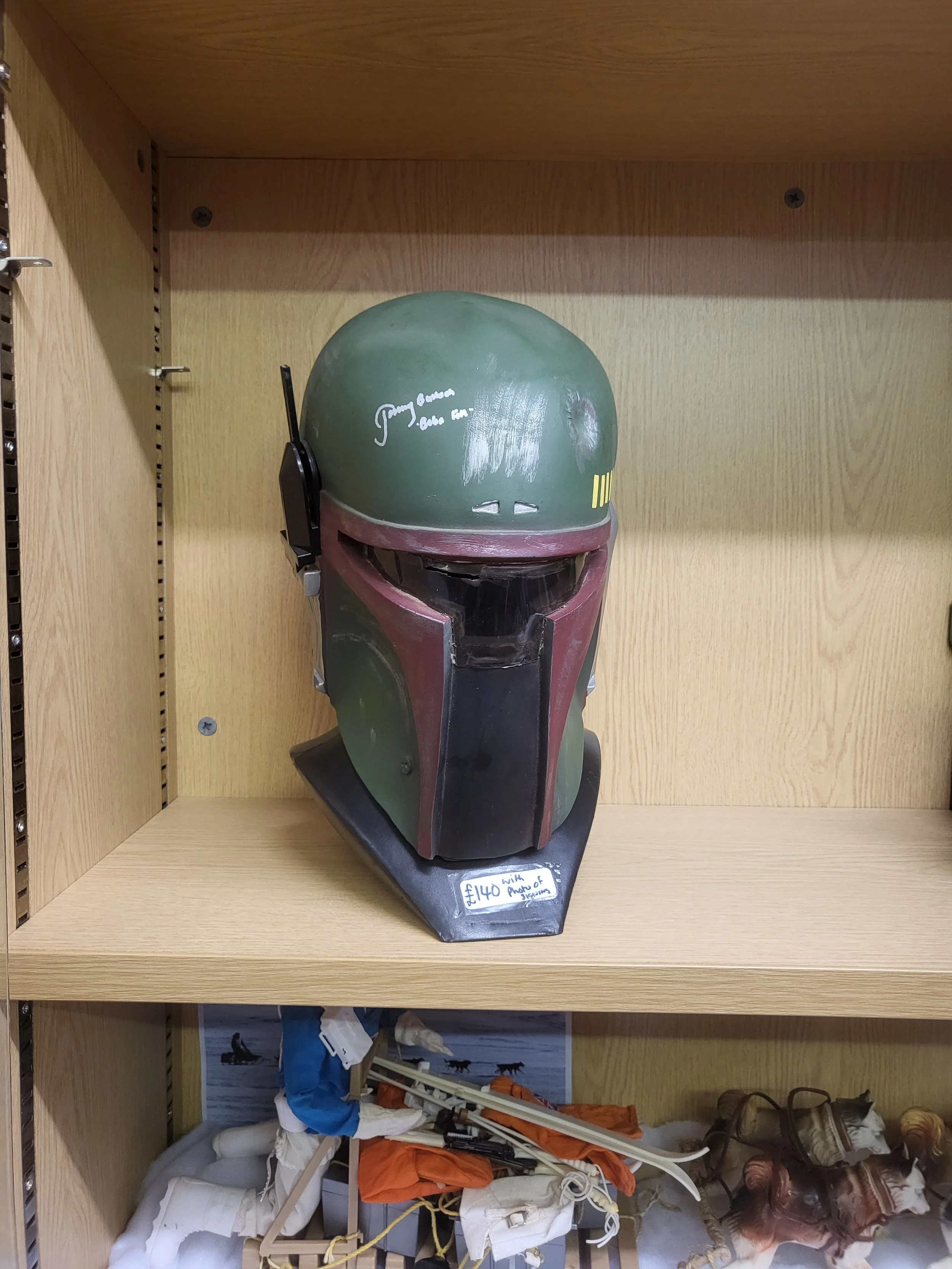 Signed Boba fett Helmet