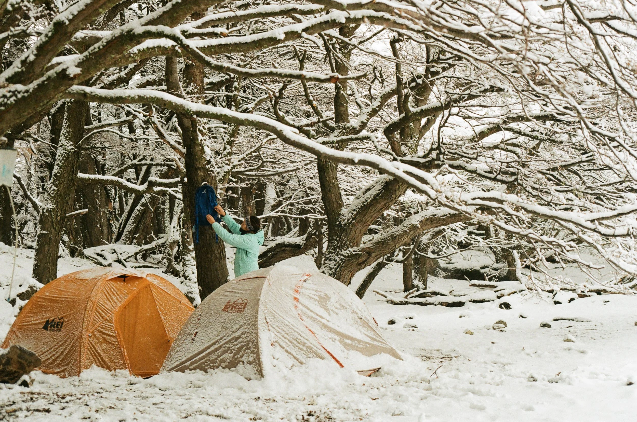 Tents in Snow