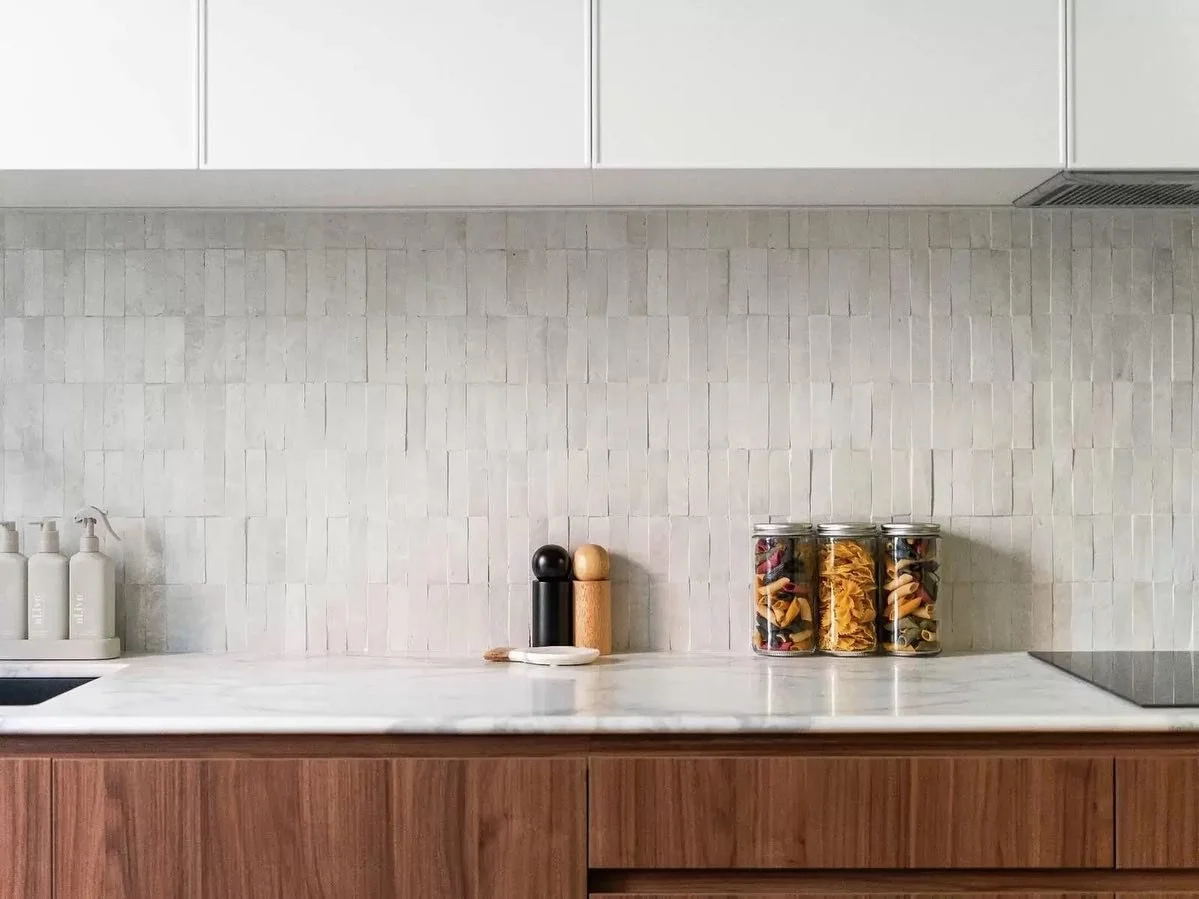 COMPLETED || Woollahra Residence II Sneak preview of our recently completed Woollahra residence - the reimagining of this Art Deco apartment into her former glory. With a moody palette of Walnut, Limestone and Calacatta, we hope you love our latest w