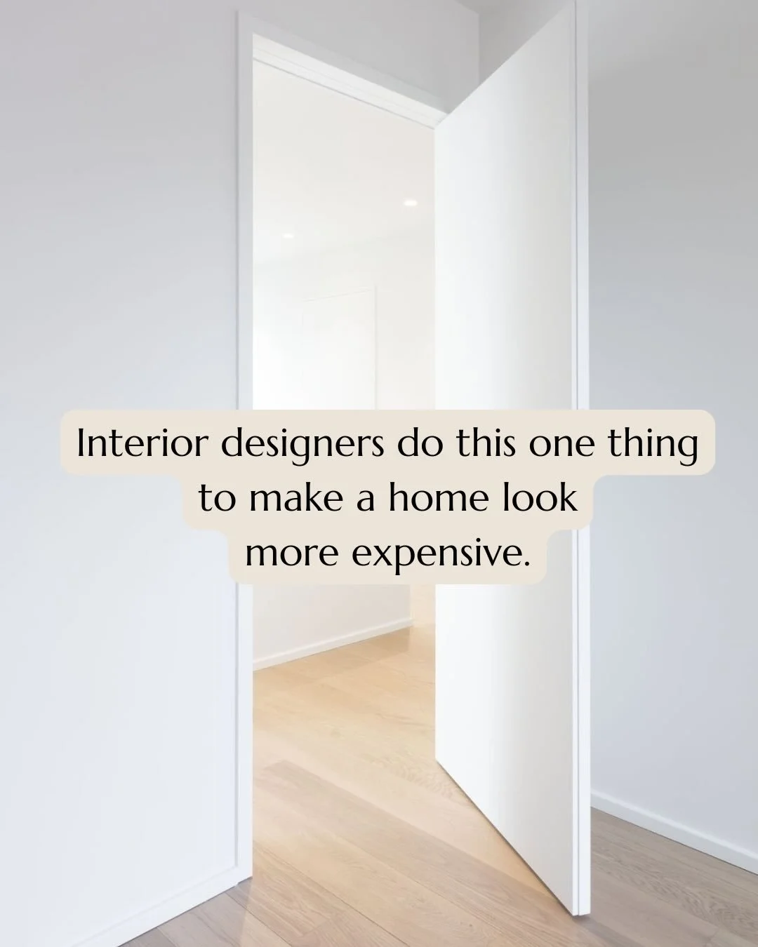 This is a really simple way of making your home feel more luxurious. I&rsquo;m currently making a jam packed guide of all of my designer tips based on my 20+ years of experience over millions and millions of dollars worth of renovations. Stay tuned ✨