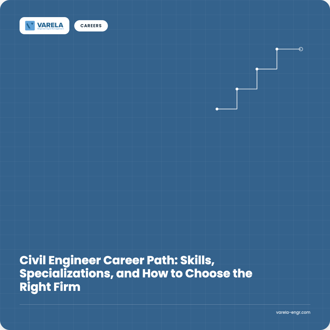 Civil Engineer Career Path: Skills, Specializations, and How to Choose the Right Firm