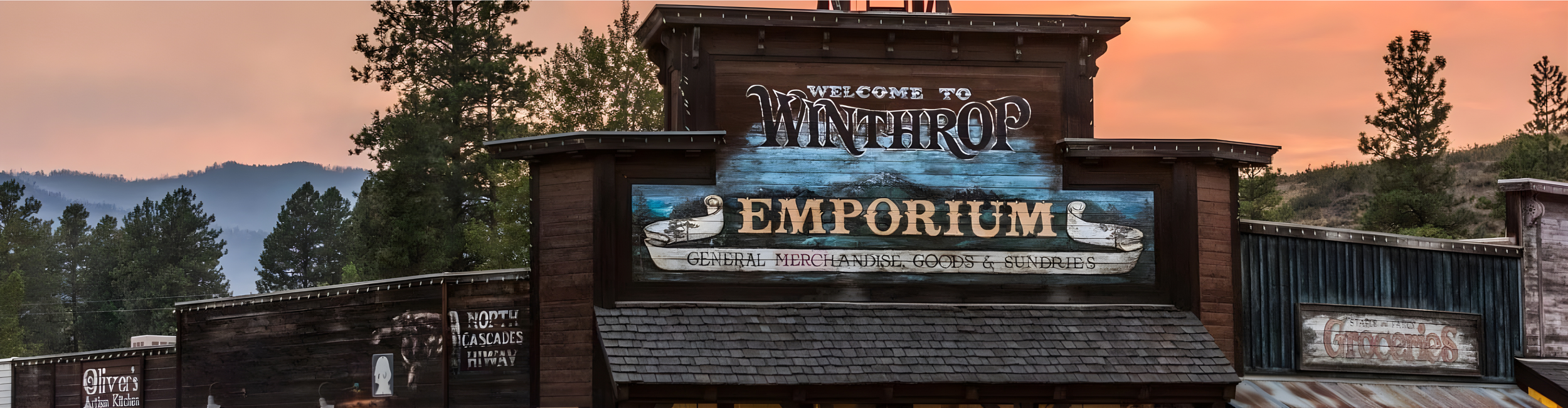 Winthrop store front is an example of how Varela Engineering provides incredible civil engineering services to towns like Winthrop WA