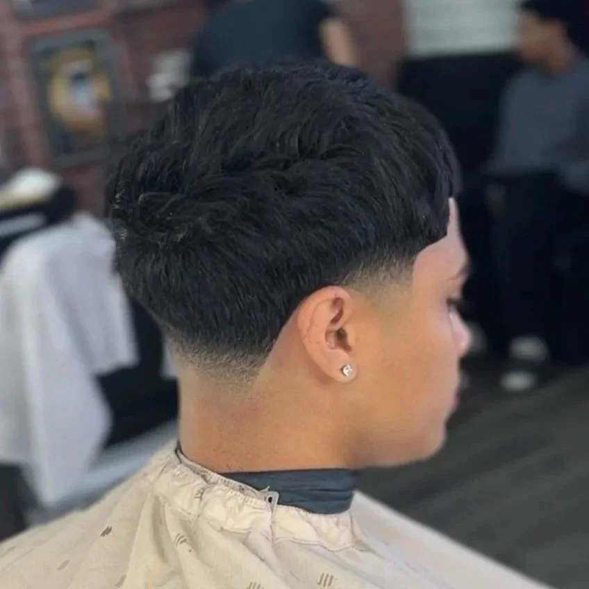 Fade haircut by Orange County barber