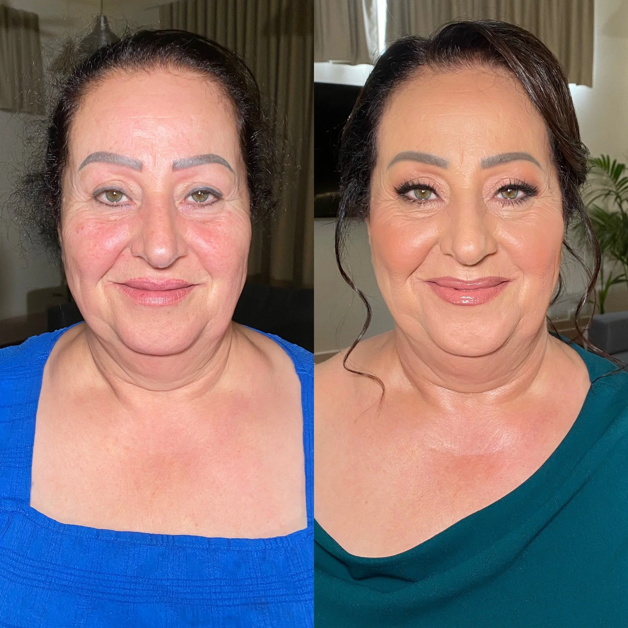 Mother of the bride makeup