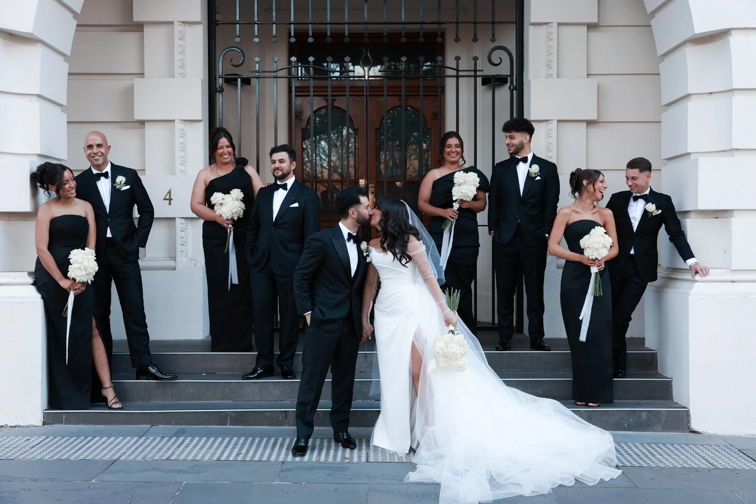 Bridal party makeup by Merton Muaremi 