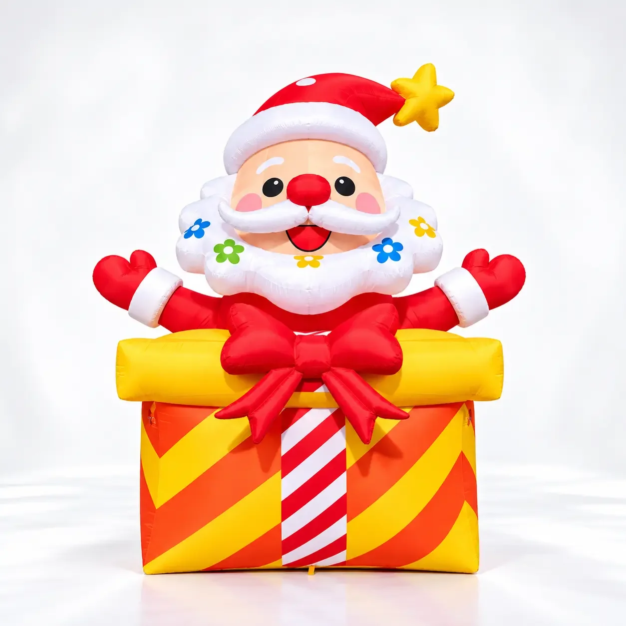 Gaint Santa Gift Box 10ft
