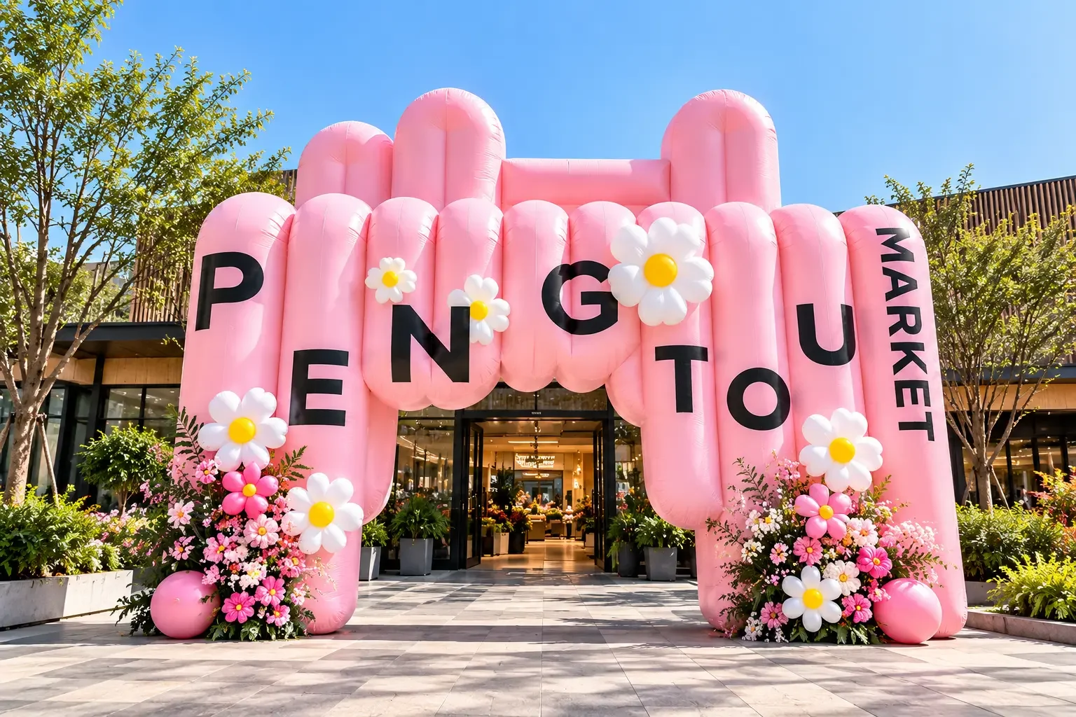 Custom Inflatable Arch 20ft - Complex Design