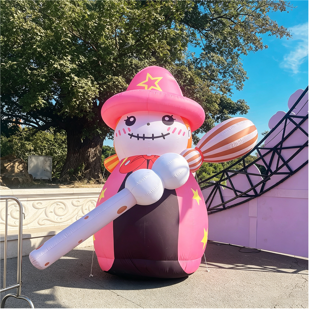 Customized inflatable models in cartoon style